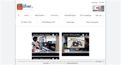 Desktop Screenshot of kuechen-haefner.de